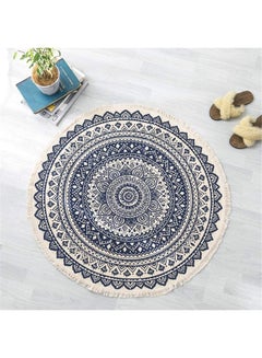XiuWoo Nordic Handmade Tassel Carpet Multicolour 60cm  - Image 2