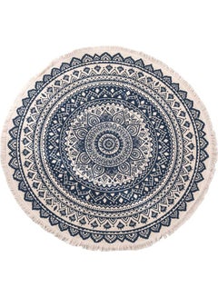 XiuWoo Nordic Handmade Tassel Carpet Multicolour 60cm  - Image 3