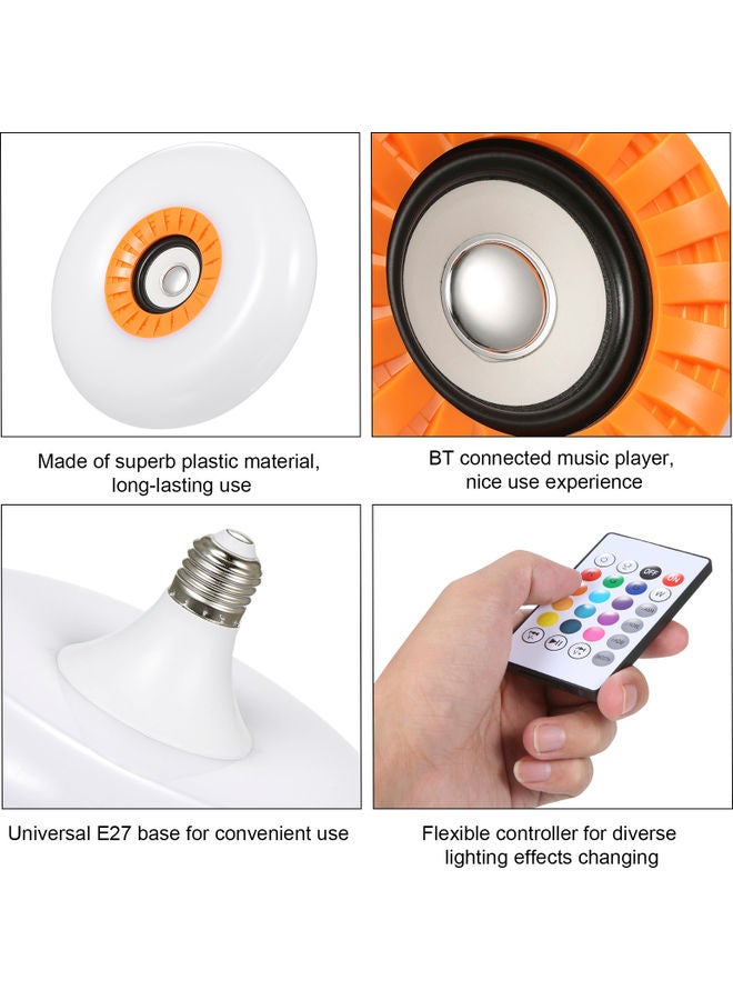 شريط إضاءة LED متصل بتقنية البلوتوث برتقالي 21.50x12.00x0.463سم - Image 3