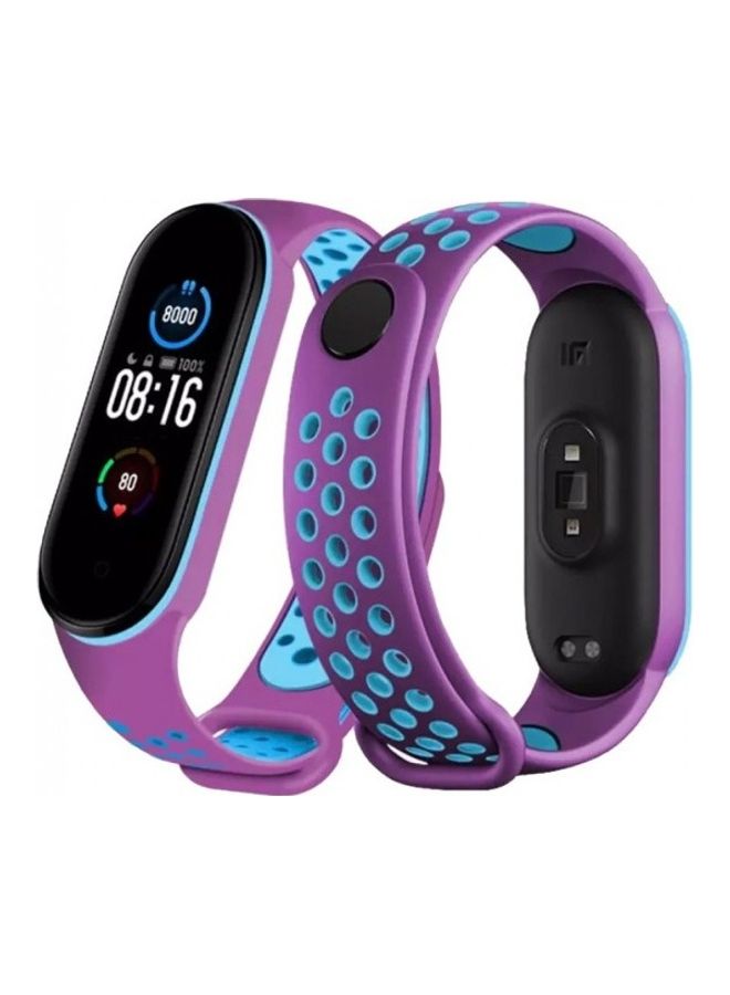 مارجون سوار بديل من السيليكون لساعة شاومي 5/ مي باند 6 متعدد الألوان - Image 3