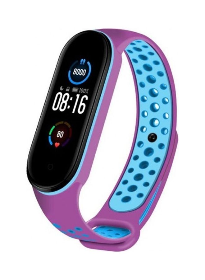 مارجون سوار بديل من السيليكون لساعة شاومي 5/ مي باند 6 متعدد الألوان - Image 1