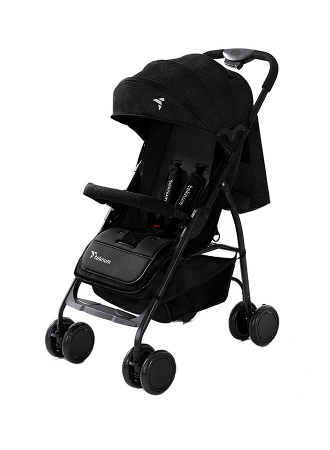 Trip Plus Stroller Extra Wide Stylish Canopy - Black - v1632030260/N48445397A_1
