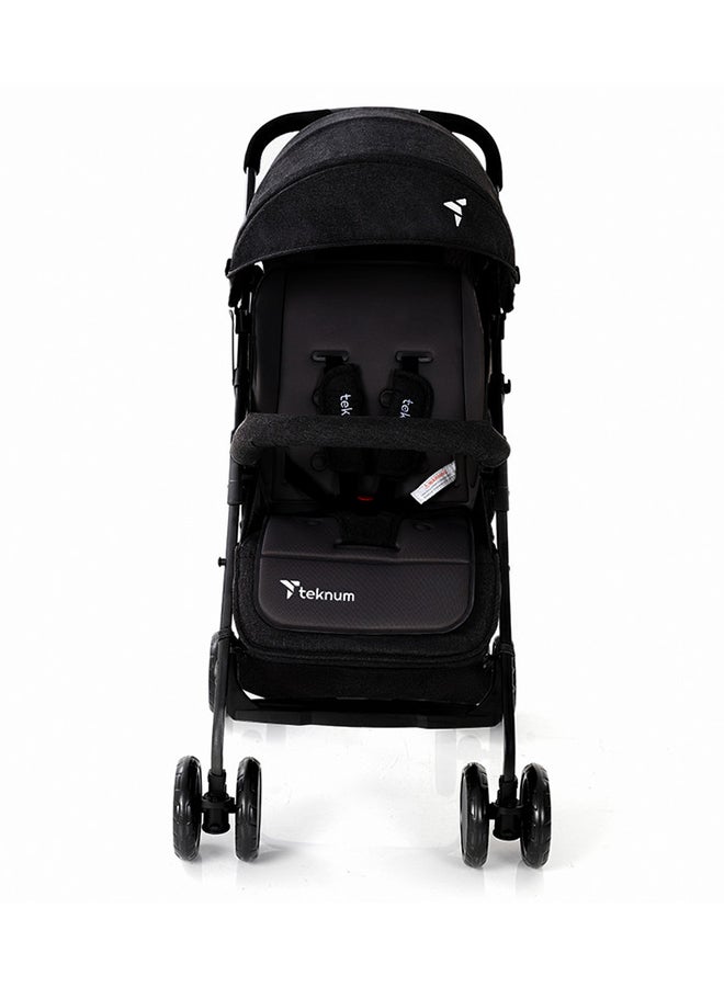 Trip Plus Stroller Extra Wide Stylish Canopy - Black - v1632030260/N48445397A_2