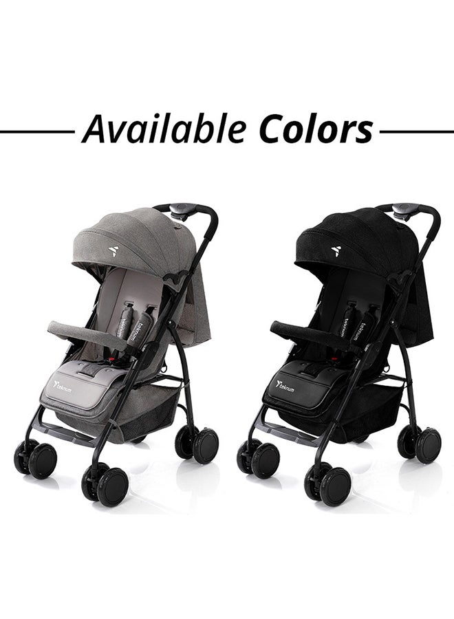 Trip Plus Stroller Extra Wide Stylish Canopy - Black - v1632030260/N48445397A_7