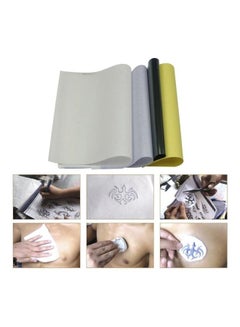 ZENHOME 50-Piece Stencil Paper Tattoo Kit Multicolour  - Image 2