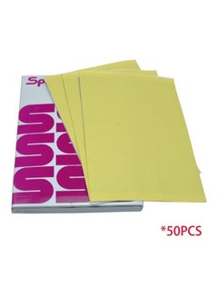 ZENHOME 50-Piece Stencil Paper Tattoo Kit Multicolour  - Image 4