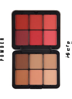 12-Colour Contour/Blusher Powder Palette FU106 - v1632031119/N50946867A_1