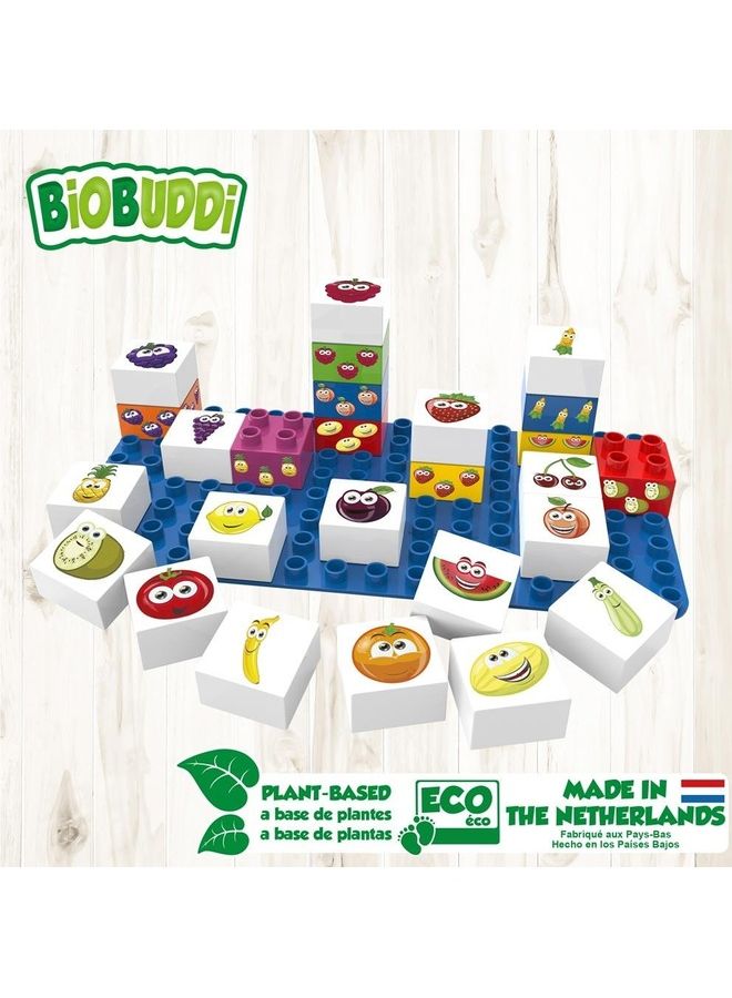 BioBUDDi BB-0003 26-Piece Learning Food Building Toy for Kids 26 1+ Years - Image 2