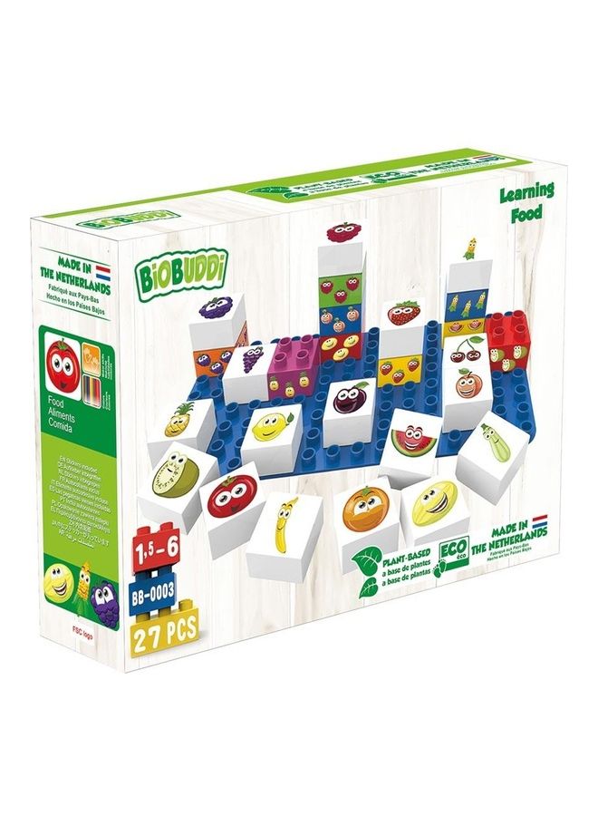 BioBUDDi BB-0003 26-Piece Learning Food Building Toy for Kids 26 1+ Years - Image 4