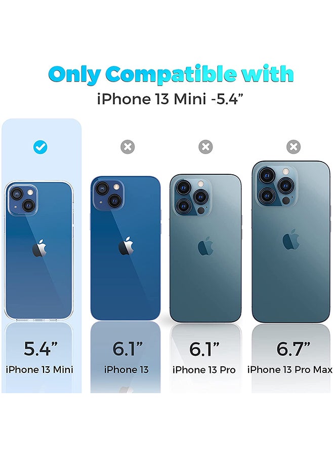 Rock Pow 2 Tempered Glass Screen Protector and 2 Camera Lens Protector For iPhone 13 Mini 5.4 Inch Clear - Image 2