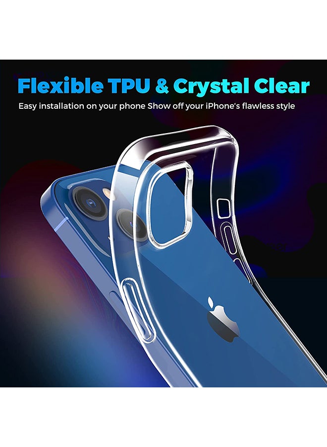 Rock Pow 2 Tempered Glass Screen Protector and 2 Camera Lens Protector For iPhone 13 6.1 Inch Clear - Image 4