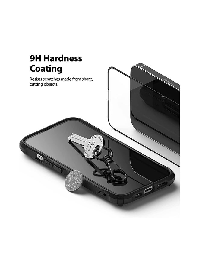 Rock Pow - Full Cover Glass Screen Protector For iPhone 14 Plus/13 Pro Max 6.7-inch Black - Image 1