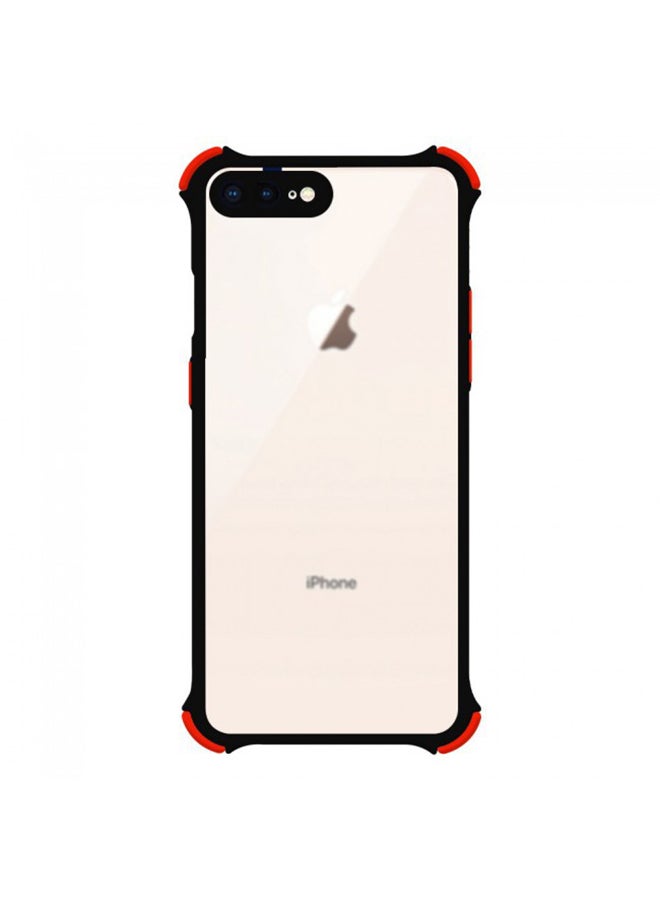 MARGOUN Anti-Drop Bumper Gorilla Frosted Case Cover for iPhone 8 Plus/7 Plus Clear/Black - Image 1