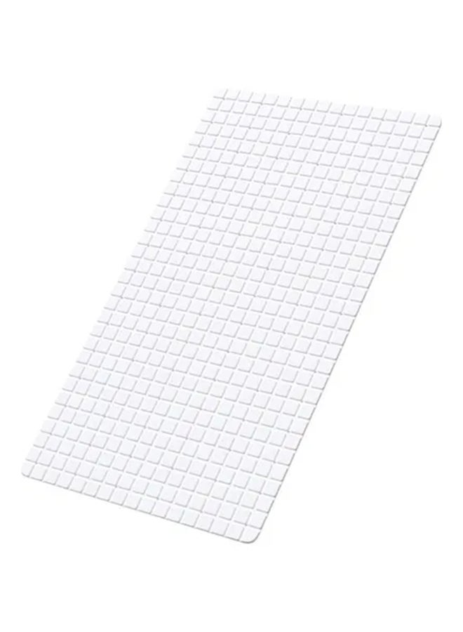 بساط استحمام مضاد للانزلاق أبيض 78 x 35سم - Image 1