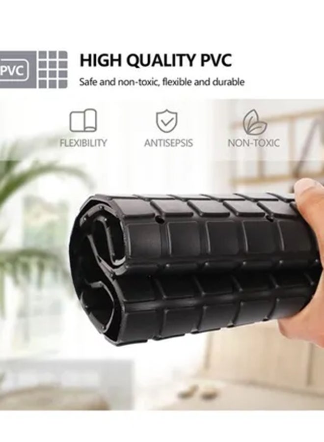 Non Slip Shower Mat Black 78 x 35cm  - Image 2