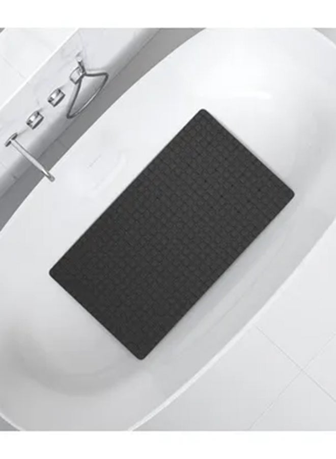 Non Slip Shower Mat Black 78 x 35cm  - Image 4