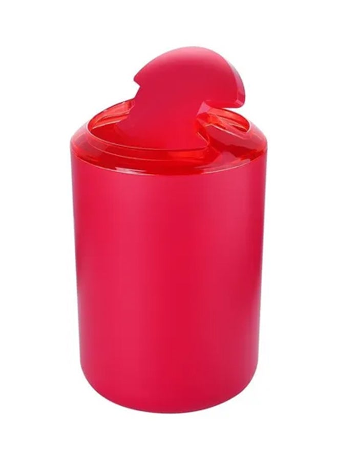 طقم إكسسوارات حمام مكون من ست قطع أحمر - Image 2