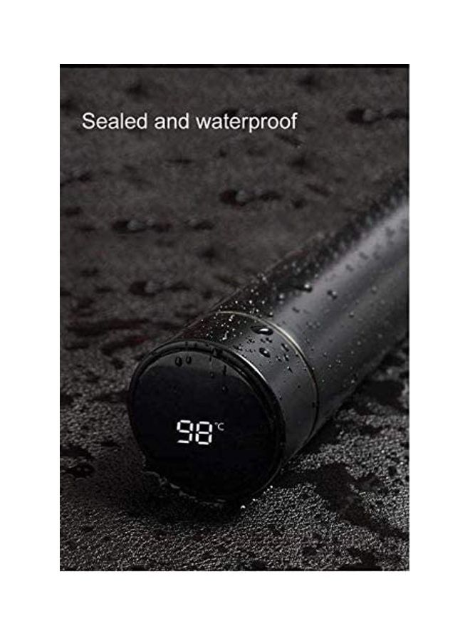XiuWoo - LED Smart Temperature Display Vacuum Thermal Bottle Silver - Image 1