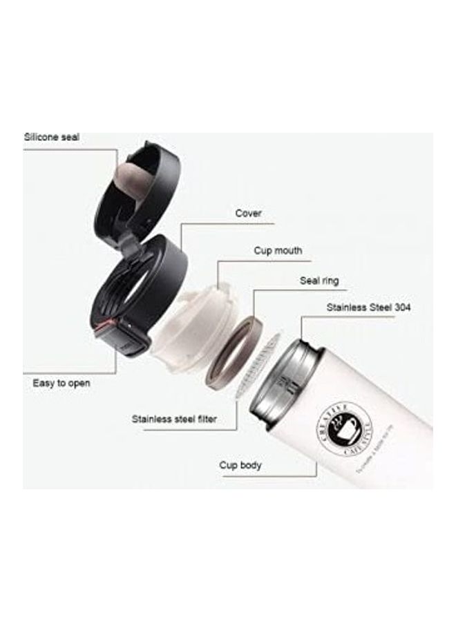 XiuWoo Stainless Steel Coffee Mug with Double Wall Insulation Blue - Image 4