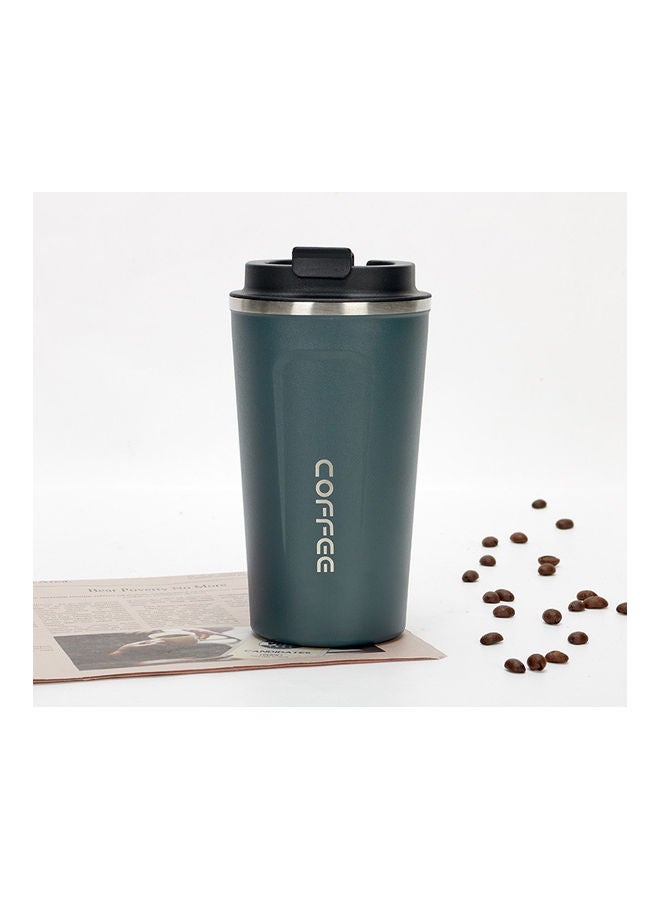XiuWoo Stainless Steel Coffee Mug with Double Wall Insulation Green  - Image 1