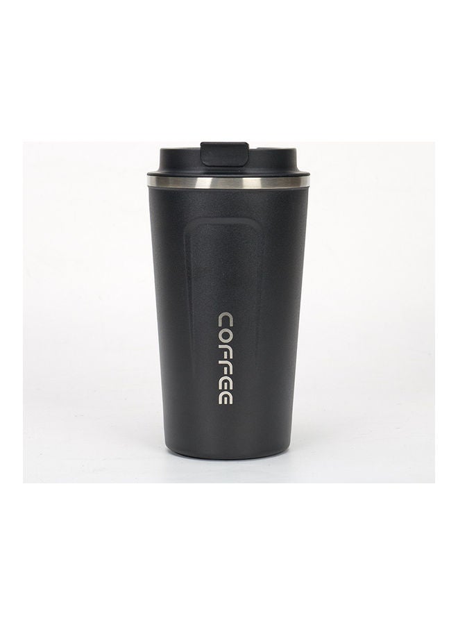 XiuWoo Stainless Steel Coffee Mug with Double Wall Insulation Black  - Image 1