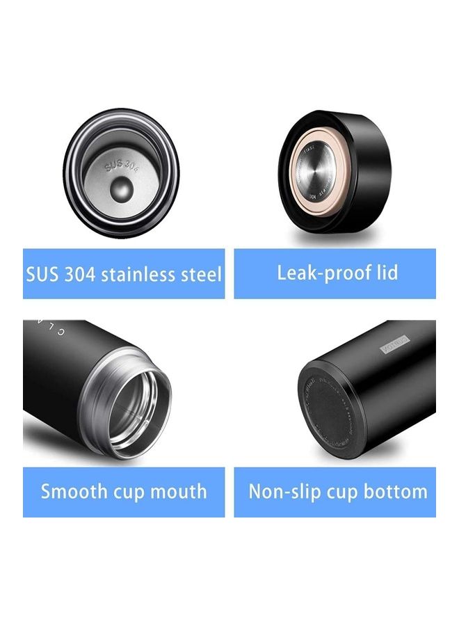 XiuWoo - Stainless Steel Thermal LED Smart Temperature Display Vacuum Bottle Multicolour 500ml - Image 1