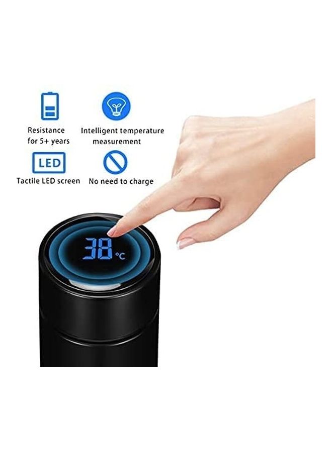 XiuWoo - Stainless Steel Thermal LED Smart Temperature Display Vacuum Bottle Multicolour 500ml - Image 1