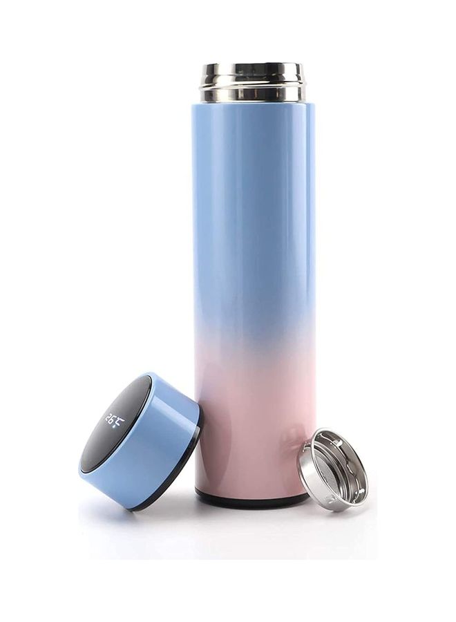 XiuWoo Stainless Steel Vacuum Flask Travel Mug with Smart LCD Touch Screen Multicolour 500ml  - Image 1