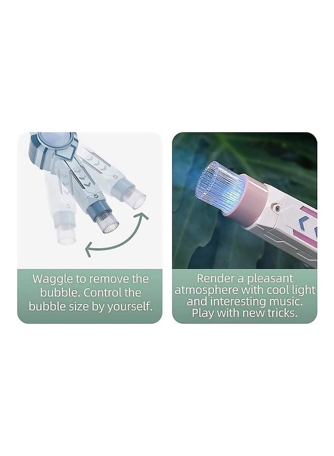 MissTiara - USB Charging Elastic Smog Bubble Machine With Gloves Lanyard And Bubble Water 30.5 x 8 x 6cm - Image 1