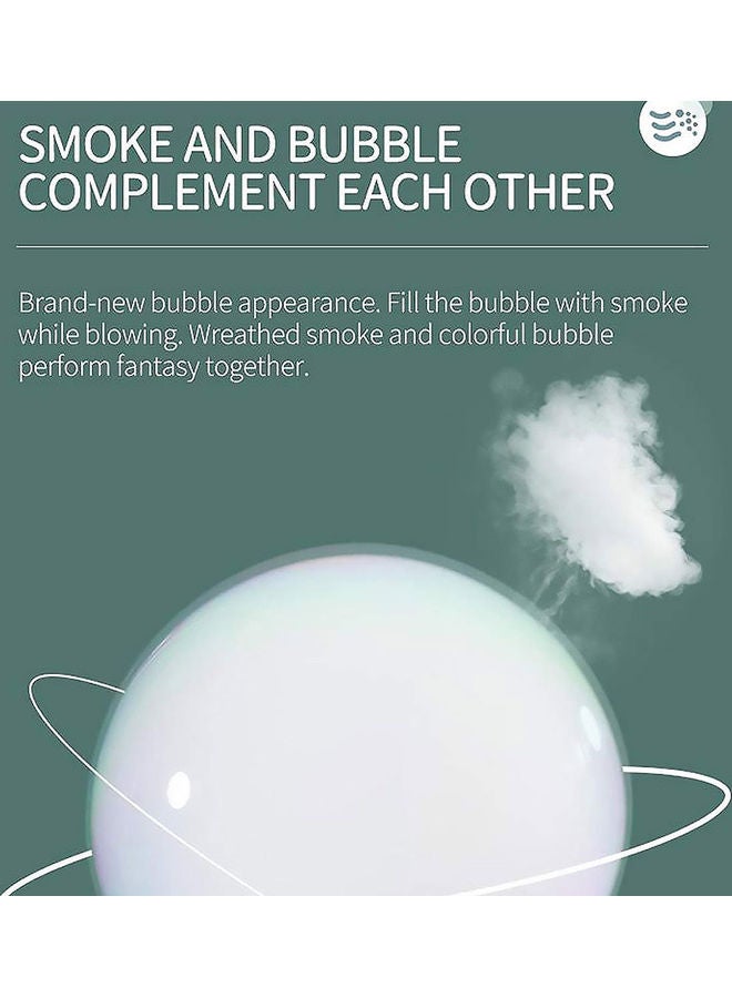 MissTiara - USB Charging Elastic Smog Bubble Machine With Gloves Lanyard And Bubble Water 30.5 x 8 x 6cm - Image 1