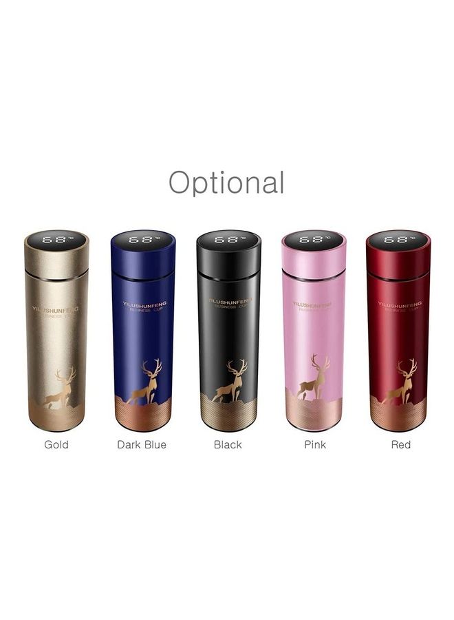 XiuWoo Stainless Steel LED Smart Temperature Display Vacuum Thermo Bottle Multicolour 500ml  - Image 2