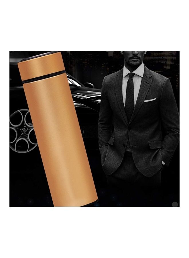 XiuWoo Intelligent Temperature Display Vacuum Insulated Water Bottle Gold - Image 3