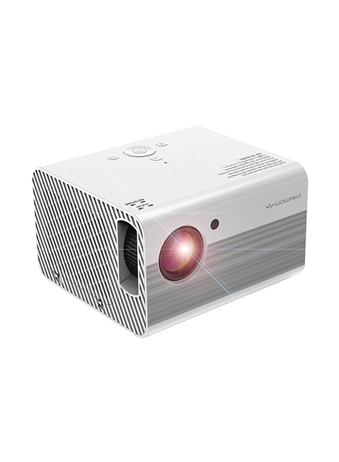 Wownect 4500 Lumens/Ideal Screen Size Upto 200 Inch For Small/Big Room Native Res 1080P/Full Hd Home Theater Gaming Portable With 120 Inch Projector PROJ-WO-56-W_SCR-04 White  - Image 2