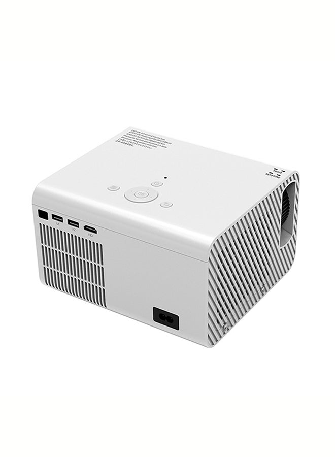 4500 Lumens/Ideal Screen Size Upto 200 Inch For Small/Big Room Native Res 1080P/Full Hd Home Theater Gaming Portable With 120 Inch Projector PROJ-WO-56-W_SCR-04 White
