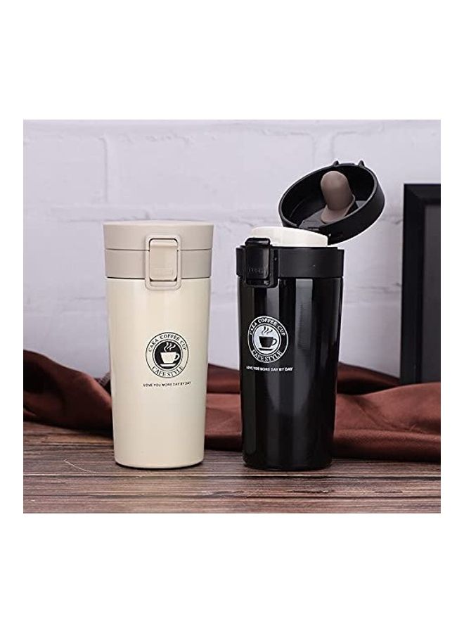 XiuWoo Stainless Steel Coffee Mug with Double Wall Insulation White - Image 2