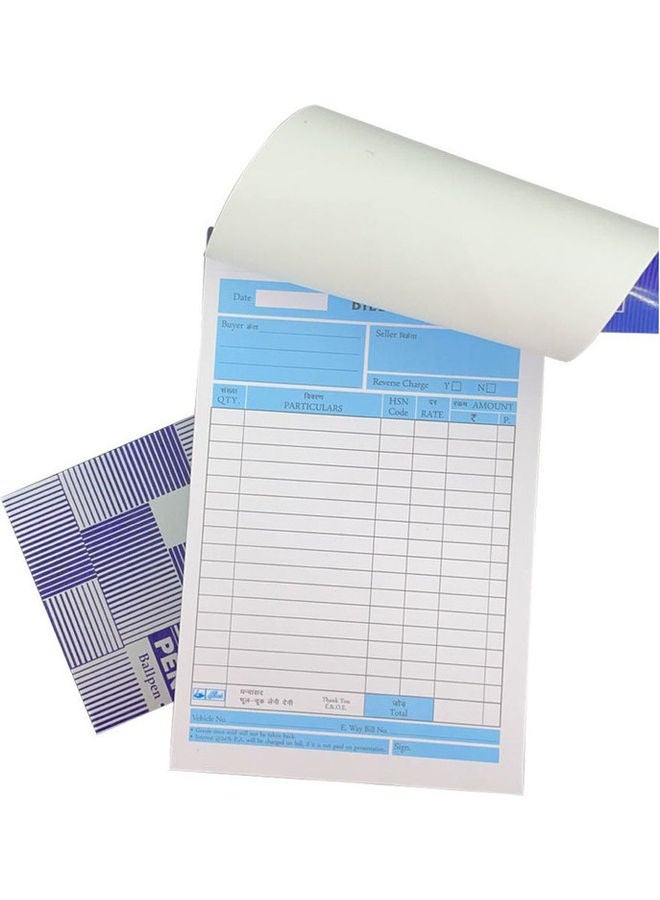 Hans - 2X Duplicate Bill Book With Carbon Blue - Image 1