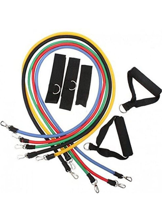 Resistance Bands Fitness Exercise Tube Rope Set Yoga ‎19.4 x 18.6 x 4.8cm - Image 2