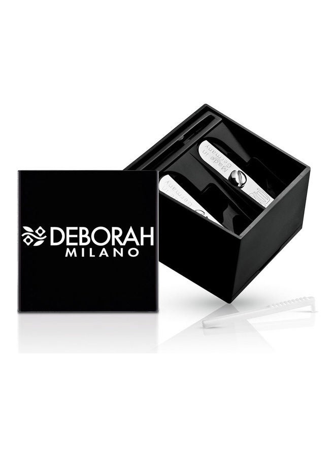 DEBORAH MILANO - Professional Stylish Sharpener Black/Silver - Image 1