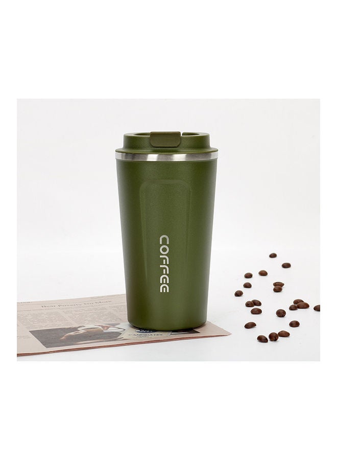 XiuWoo Stainless Steel Coffee Mug with Double Wall Insulation Green  - Image 1