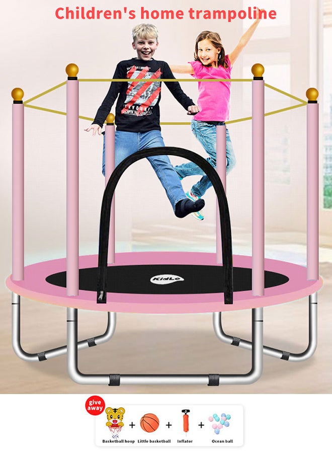 Kidle Indoor And Outdoor Sports Trampoline 140x140x100cm  - Image 3
