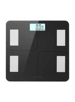 LAWAZIM Smart Digital Personal Scale With Bluetooth Black 33.5x4x32.5cm  - Image 1