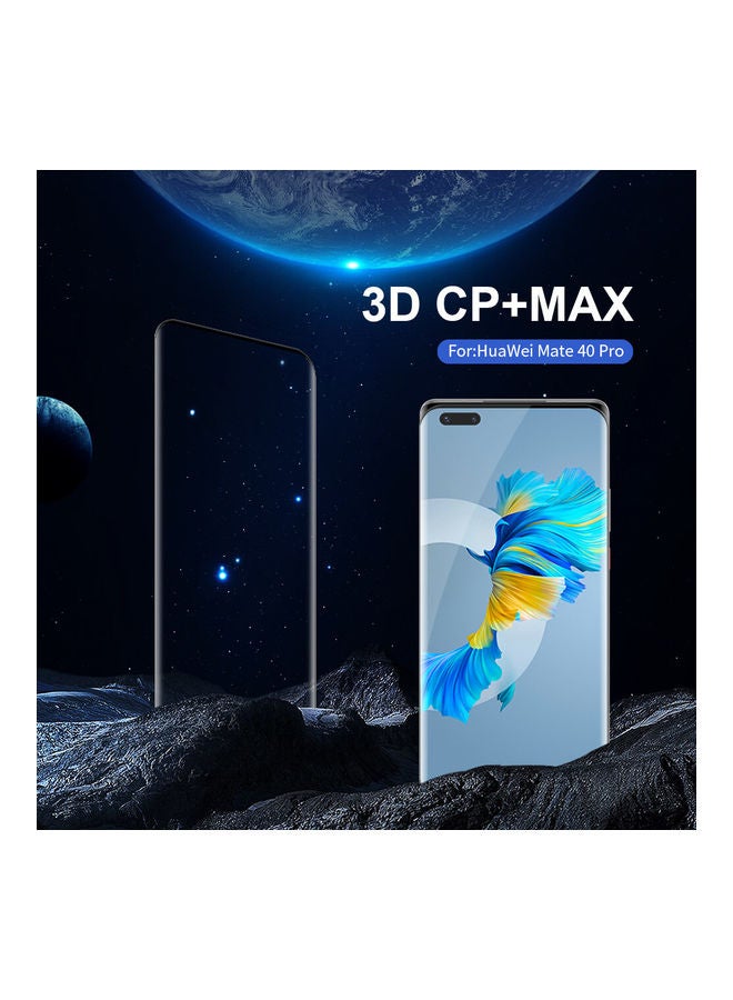 Glass - 5D Curved Screen Protector with Full Glue For Huawei Mate 40 Pro Clear - Image 1