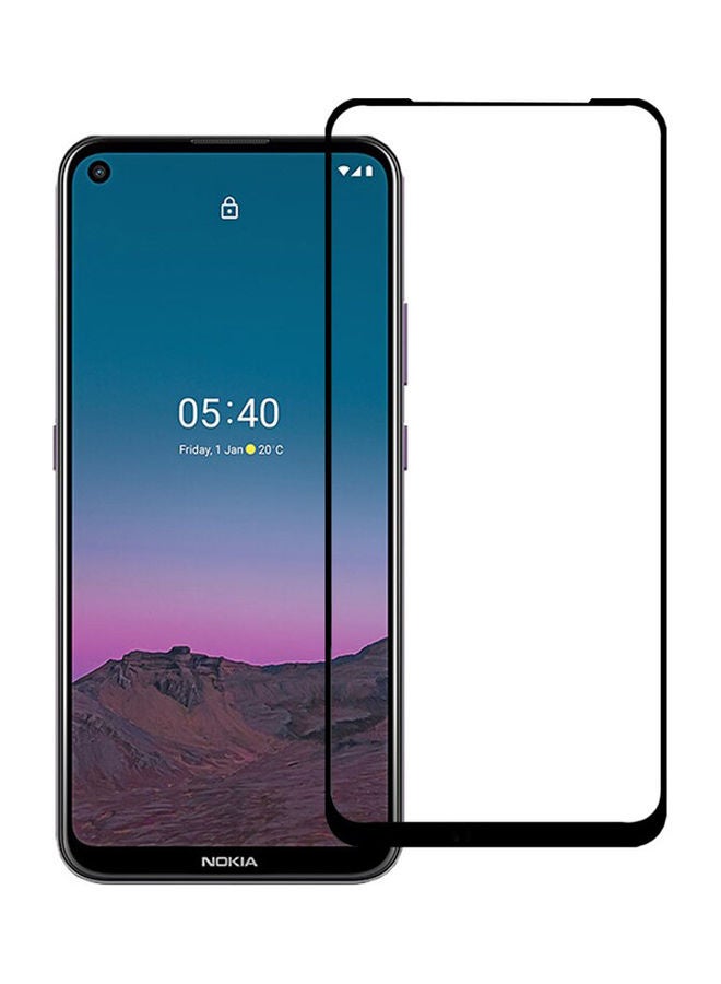 11D Full Tempered Glass with Glue Screen Protector For Nokia 3.4 Clear - Image 3