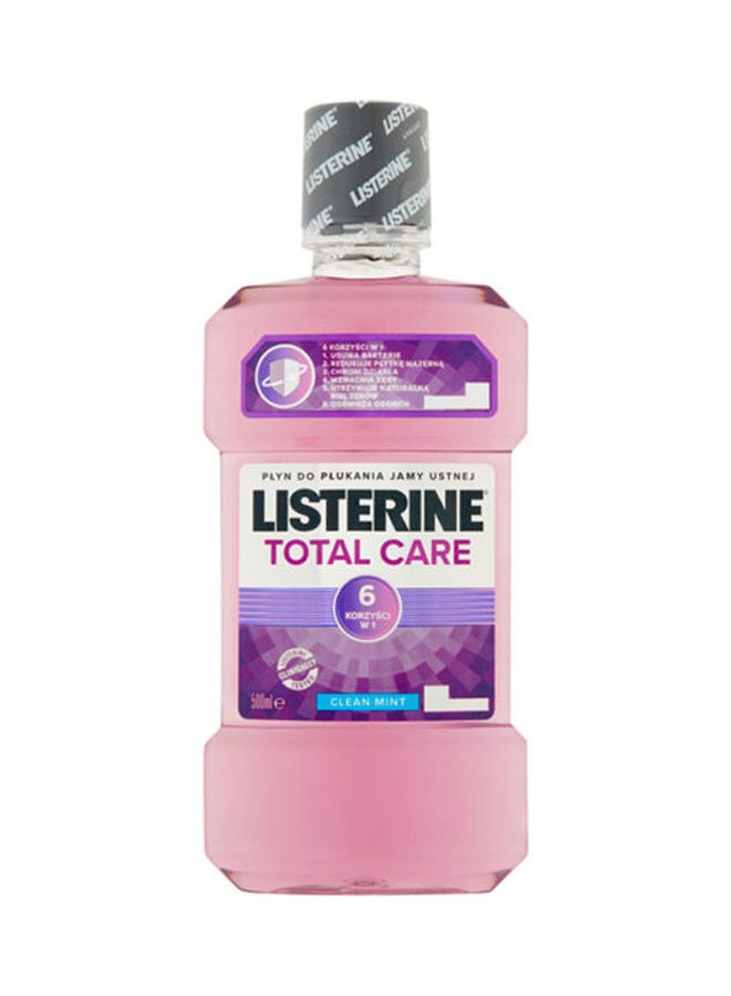 ليسترين Total Care Clean Mint Liquid Mouthwash Multicolour 500ml 