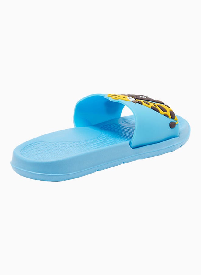 Camel Safari - Kids Non-Slip Lightweight Slides Arctic Blue - Image 1