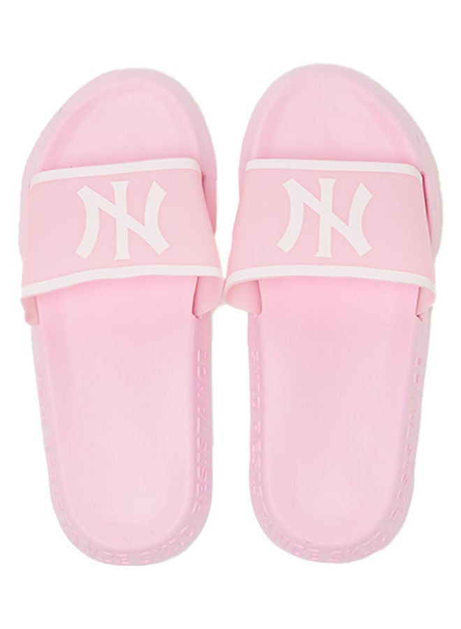 Camel Safari - Kids Non-Slip Lightweight Slides Blush Pink - Image 1