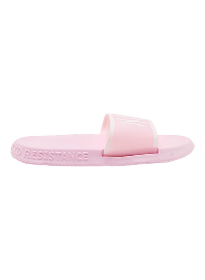 Camel Safari - Kids Non-Slip Lightweight Slides Blush Pink - Image 1
