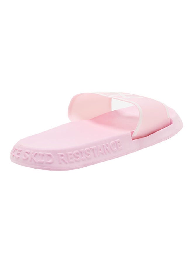 Camel Safari - Kids Non-Slip Lightweight Slides Blush Pink - Image 1