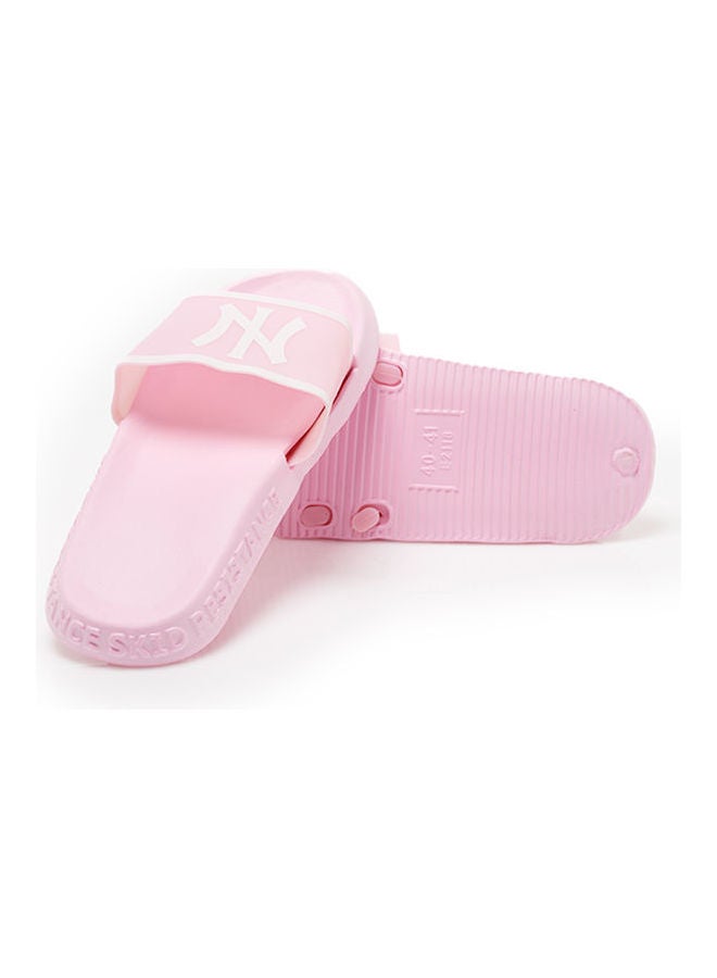 Camel Safari - Kids Non-Slip Lightweight Slides Blush Pink - Image 1