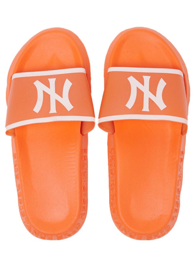 Camel Safari - Kids Non-Slip Lightweight Slides Tangerine - Image 1